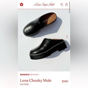 Matisse Lena Chunky Mule